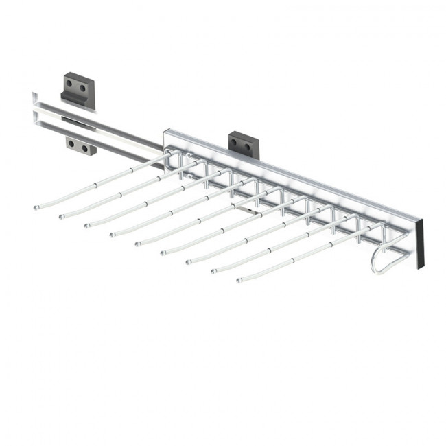 PERCHERO PANTALANERO LATERAL PARA ARMARIO ACABADO CROMO