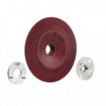 PLATO D/FIBRA 125mm 3M M-14 ROJO ESTRIADO