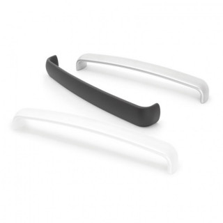 TIRADOR ZAMAK MODELO METROPOL ACABADO EN BLANCO MATE, NEGRO MATE, ALUMINIO RAL 2