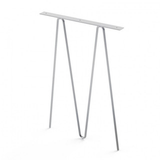 PATA METÁLICA PARA MESA EME ALTURA 715MM. ACERO. SIN PINTAR. ALTURA 715MM. FIJACIÓN POR TALADROS. ANCHO 504MM