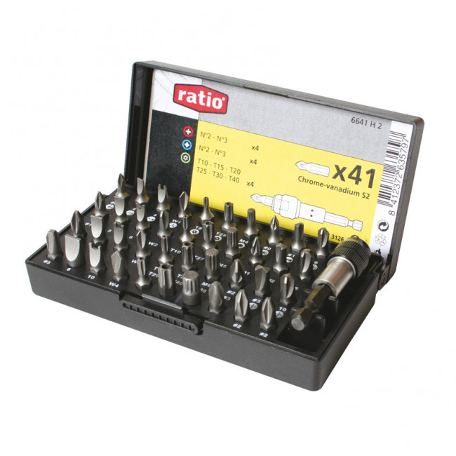ESTUCHE DE PUNTAS. ACERO AL CROMO-VANADIO. DIN3126 - RATIO
