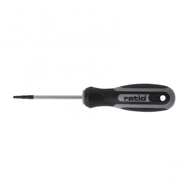 DESTORNILLADOR TORX T-10. VARILLA HEXAGONAL. MANGO BIMATERIAL - RATIO