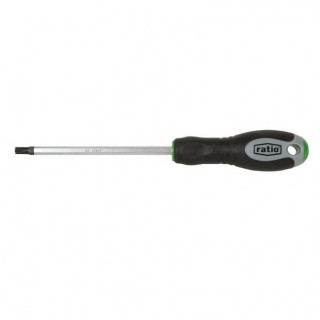 DESTORNILLADOR TORX T-20. VARILLA DE ACERO. MANGO BIMATERIAL. ANTIDESLIZANTE. LONGITUD 100MM - RATIO