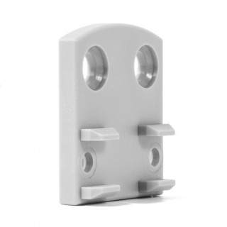 SOPORTE SIN TETÓN TURA. PLÁSTICO. PERFIL DE ALUMINIO - HERRAJES FAB.NACIONAL