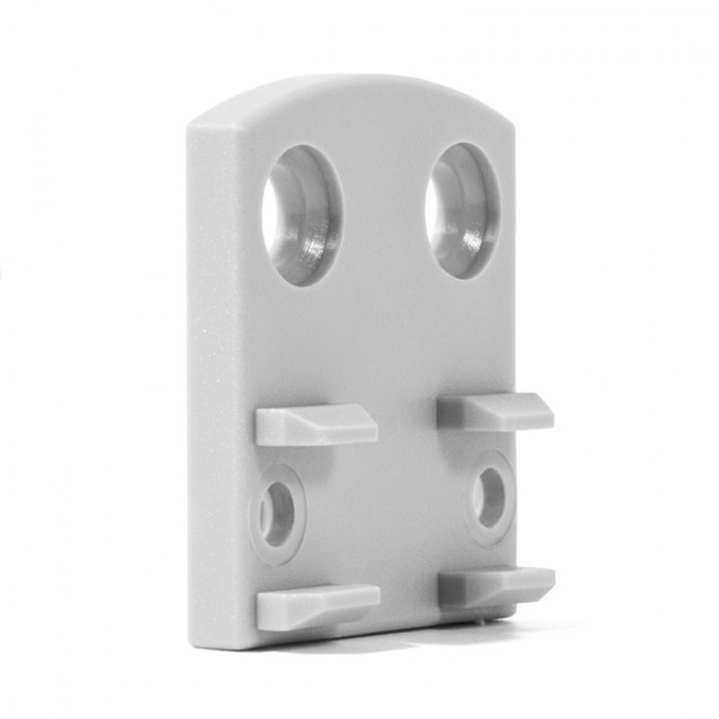 SOPORTE SIN TETÓN TURA. PLÁSTICO. PERFIL DE ALUMINIO - HERRAJES FAB.NACIONAL