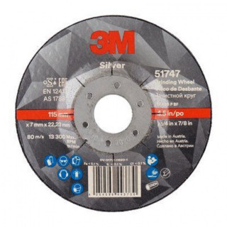 DISCO DE DESBASTE INOXIDABLE 3M 180X7X22