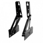 BISAGRA COMPÁS CON MUELLES ODEON NEGRO