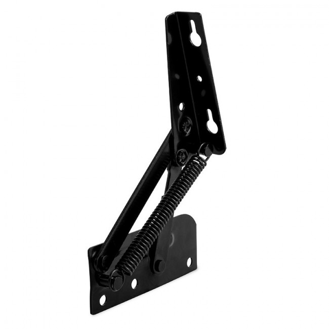 BISAGRA COMPÁS CON MUELLES ODEON NEGRO