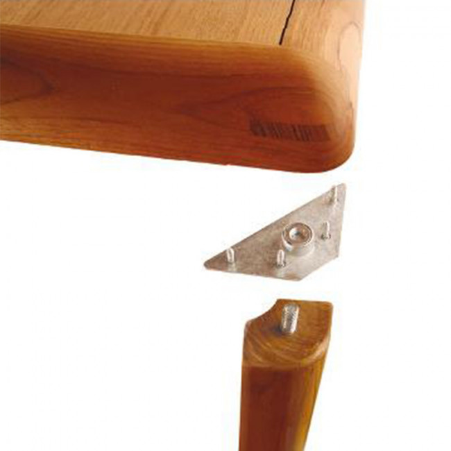 PLACA 123x65 MONTAJE KEA M8 PARA PATAS MESA