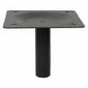 COLUMNA Ø50 CON PLACA P/ALT 325 NEGRO MATE SOLO PARA BASES IZA. GIRATORIO