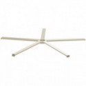 BASE ACERO 5 BRAZOS MODELO CONEY ø690 NÍQUEL CEPILLADO