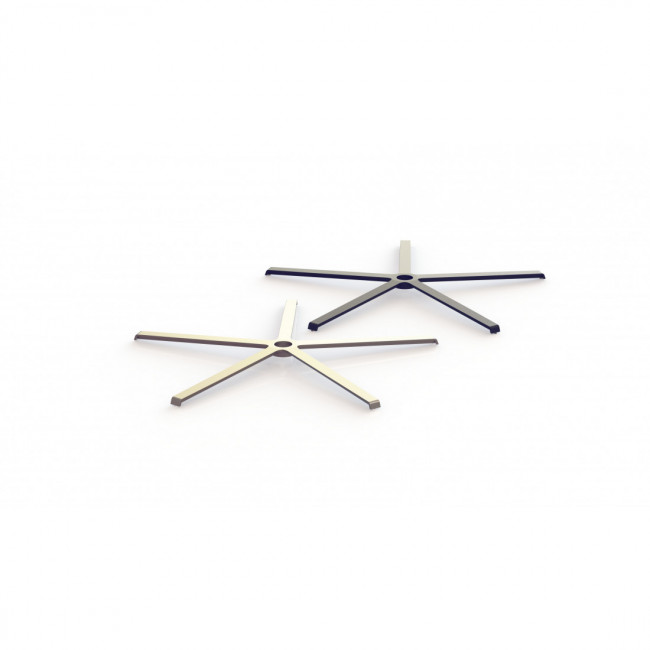 BASE ACERO 5 BRAZOS MODELO CONEY ø690 NÍQUEL CEPILLADO BASE ACERO 5 BRAZOS MODELO CONEY ø690 NÍQUEL CEPILLADO