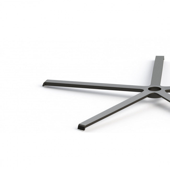 BASE ACERO 5 BRAZOS MODELO CONEY ø690 ACABADO NEGRO MATE