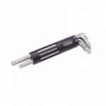 JUEGO DE LLAVES TORX ACODADAS PLEGABLES. ACERO. PLÁSTICO. T10-T50 - RATIO