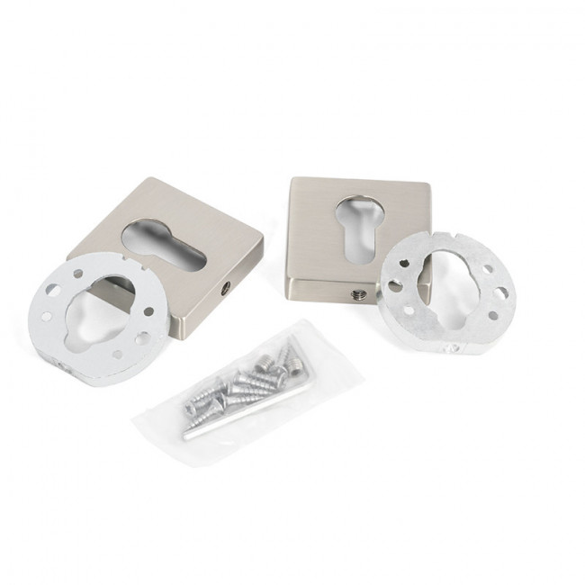 BOCALLAVE CUADRADO YALE NIQUEL MATE, NEGRO MATE Y CROMO SATINADO