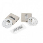 BOCALLAVE CUADRADO YALE NIQUEL MATE, NEGRO MATE Y CROMO SATINADO