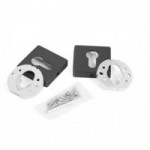 BOCALLAVE CUADRADO YALE NIQUEL MATE, NEGRO MATE Y CROMO SATINADO