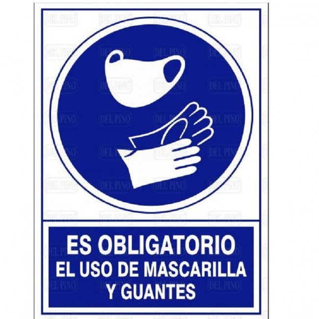 SEÑAL DE OBLIGACIÓN. PLÁSTICO RÍGIDO. RECTANGULAR VERTICAL. 345X245MM