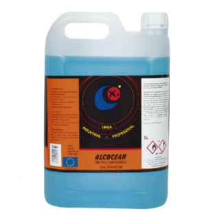 GEL HIDROALCOHÓLICO. 70%. 5 L. AZUL - CRUZ VERDE
