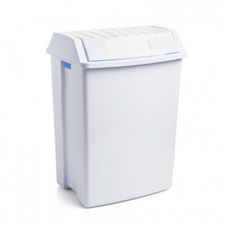 PAPELERA. PLÁSTICO RÍGIDO. BASCULANTE. BLANCO. CAPACIDAD 49 LITROS - TA-TAY
