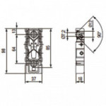 CAJETIN UNIFIX CINCADO CON AMORTIGUADOR