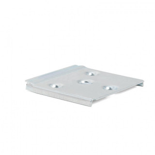 PLACA COLGADOR MUEBLE E-DELTA. ACERO. ZINCADO. 50X50 MM. FIJACIÓN DE MUEBLES A PARED. 1000 UNIDADES 2