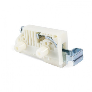 COLGADOR ARMARIO 806 LOGO. ABS - HIERRO. BLANCO ZINCADO