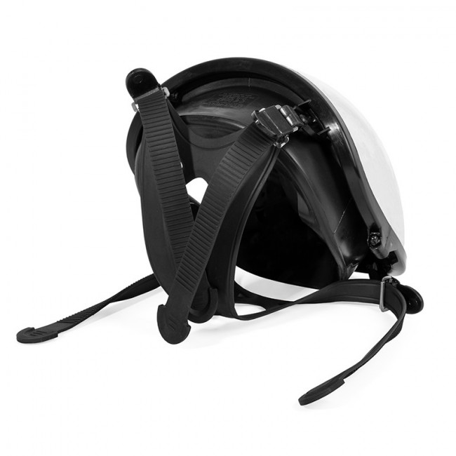 MÁSCARA RESPIRATORIA COMPLETA M9300 STRAP GALAXY. SILICONA. POLICARBONATO. NEGRO-NARANJA. CAMPO DE VISIÓN 210°