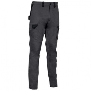 PANTALÓN JEMBER. TEJIDO STRETCH. MULTIBOLSILLO. ANTRACITA/NEGRO. TALLAS 38-58 - COFRA
