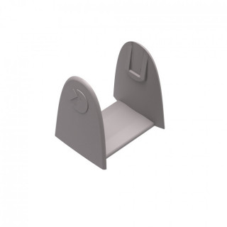 EMBELLECEDOR DE FIJACIÓN PARA PATA COMPACT. PLÁSTICO. GRIS. SOPORTE PARA PATA COMPACT - ITALIANA FERRAMENTA