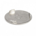 TAPA EMBELLECEDORA METAL ø25 NIQUELADA