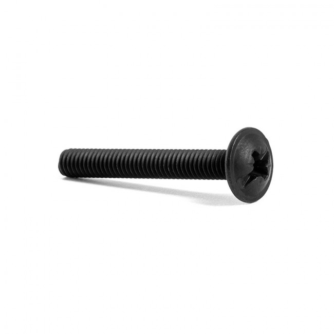 TORNILLO TIRADOR COMBO. HIERRO. NEGRO ZINCADO. ROSCA M4. PARA POMOS DE MADERA. LONGITUD 30MM