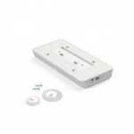 LÁMPARA LED CON SENSOR PIR. RECARGABLE. ABS. PLATA MATE. 5 V DC