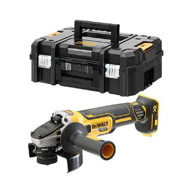 AMOLADORA ANGULAR INALÁMBRICA DCG405NT. 18 V. SIN ESCOBILLAS. DIÁMETRO 125 MM. ROSCA M14. VELOCIDAD 9000 RPM - DEWALT