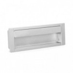 TIRADOR EMBUTIDO KARA. PLÁSTICO RESISTENTE. ALUMINIO RAL 9006 - Q&Q
