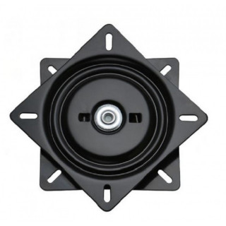 PLATO GIRATORIO CON RETORNO. MODELO ALBORA. MEDIDAS 160X160. NEGRO. CAPACIDAD CARGA 80KG