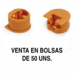 TOPE CAZOLETA LUNA. RETENCIÓN Y GUIADO. PLÁSTICO TÉCNICO. DIÁMETRO EXTERIOR 22MM