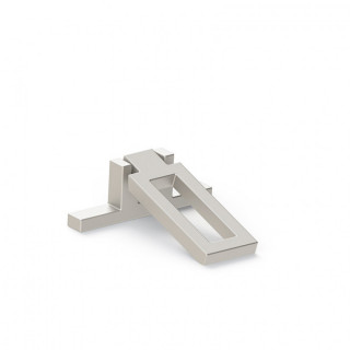 TIRADOR RECTANGULAR BELISA. ZAMAK. NÍQUEL. DISTANCIA ENTRE AGUJEROS 16MM. 61 X 61 MM