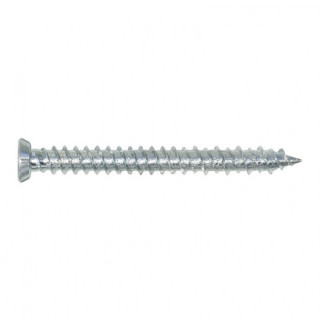 TORNILLO HORMIGÓN. ACERO. ZINCADO BRILLANTE. DIÁMETRO 7,5