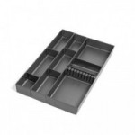 CUBERTERO MODULAR. ALUMINIO. ANTRACITA. PARA CAJONES. FONDO 471MM