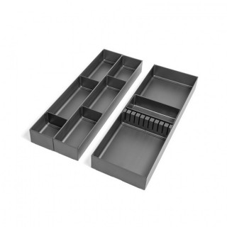 CUBERTERO MODULAR. ALUMINIO. ANTRACITA. PARA CAJONES. FONDO 471MM 2