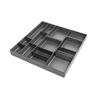 CUBERTERO MODULAR. ALUMINIO. PARA CAJÓN. ANTRACITA. 2 O MÁS PIEZAS