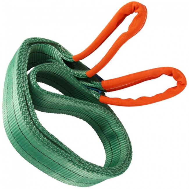 ESLINGA PLANA DE POLIÉSTER 60MMX5M. POLIÉSTER. VERDE. ANCHURA 60MM. CARGA MÁXIMA 2000KG. LONGITUD 5M - PATACHO