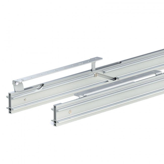 SET GUÍA FRONTSLIDE LIFT BASIC ALUMINIO H47 800 PARA TABLEROS DE 19MM DE ESPESOR