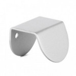 TIRADOR DE ACERO BANDO. PLATA MATE. LONGITUD 40MM