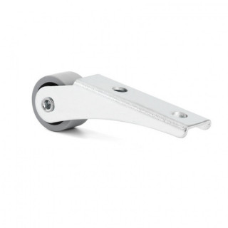 RUEDA FIJA ANUI-L ARO DE GOMA D25 H29 SOPORTE DE PALA LARGA ZINCADO 2