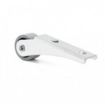 RUEDA FIJA ANUI-L ARO DE GOMA D25 H29 SOPORTE DE PALA LARGA ZINCADO