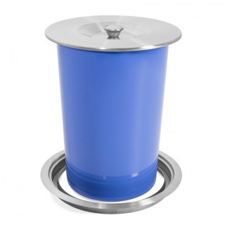 CUBO BASURA INTEGRADO EN LA MESA. BUILT-ADARO. CAPACIDAD 8 L. INOXIDABLE TAPA DE ACERO INOXIDABLE SS201 2