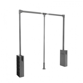 PERCHERO ABATIBLE PARA ARMARIO SERIE ÓPTIMA GRAFITO