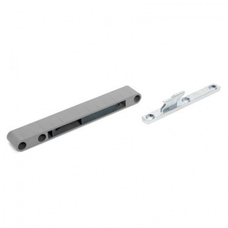 COLGADOR OCULTO REGULABLE SIN TETÓN ATC301. ACERO/NILÓN. ZINCADO. CARGA MÁXIMA 80KG. PARA MUEBLES SUSPENDIDOS. ESPESOR M 2